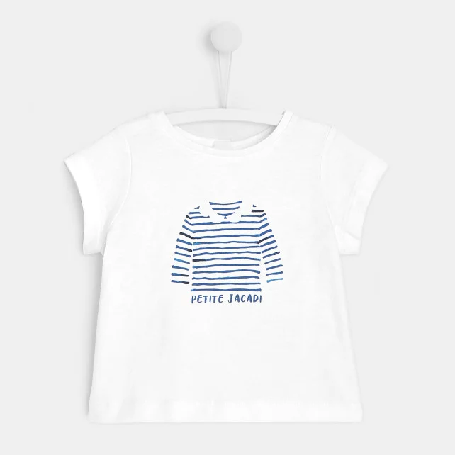 T-shirt bébé fille imprimé