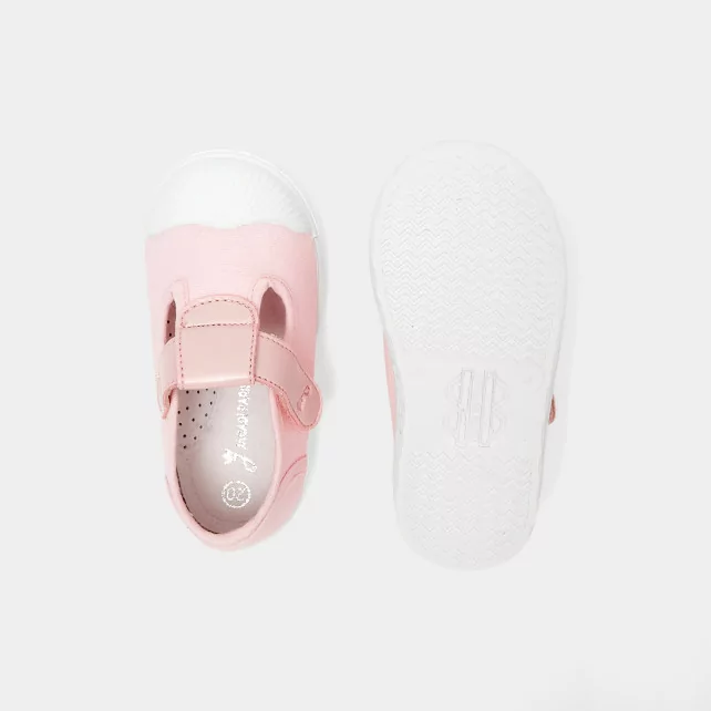 Sandales en toile bébé fille