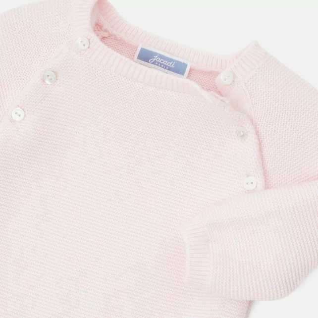 Combinaison bébé fille en tricot