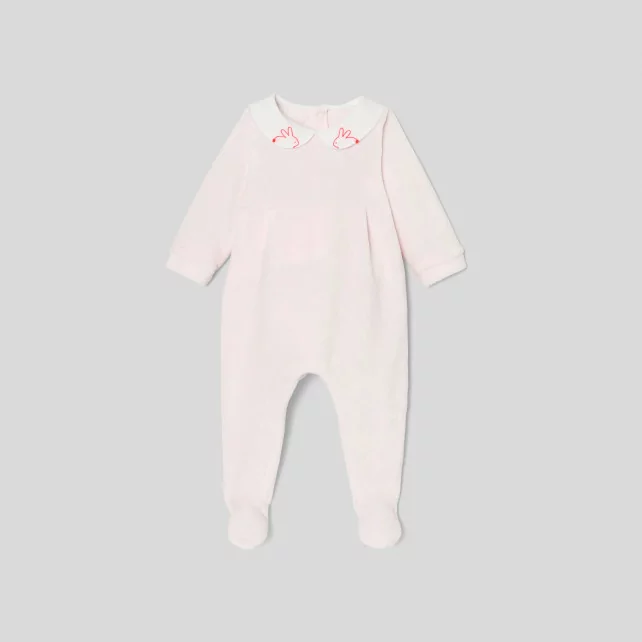 Pyjama bébé fille en velours