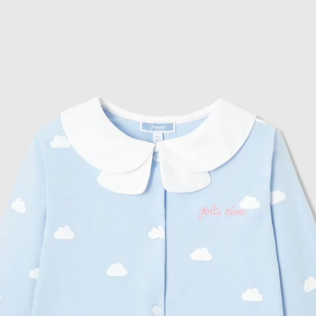 Pyjama enfant fille motif nuage