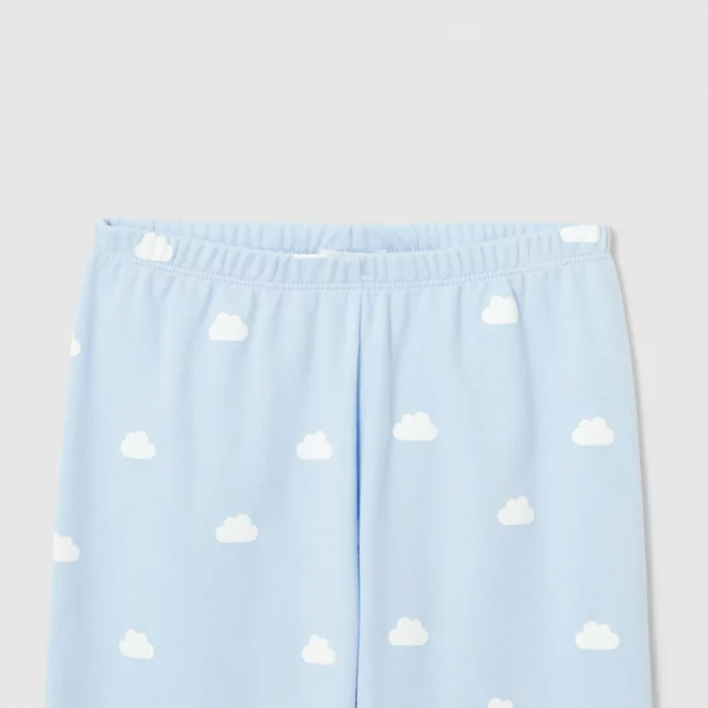 Pyjama enfant fille motif nuage