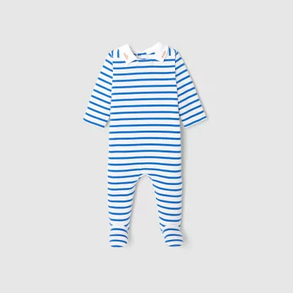 Pyjama bébé garçon en jersey rayé