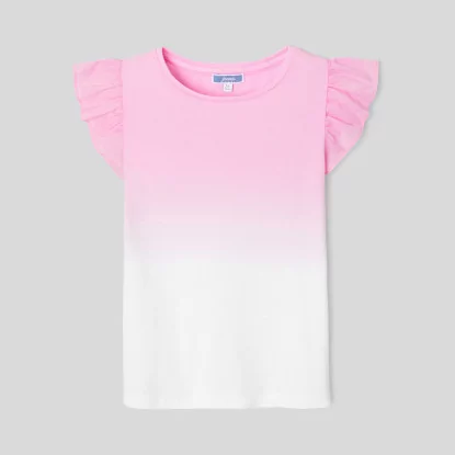 T-shirt enfant fille dip dye