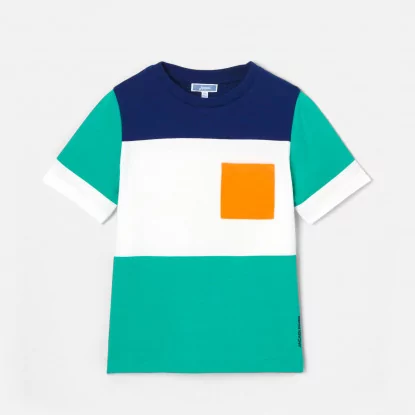 T-shirt enfant garçon color block
